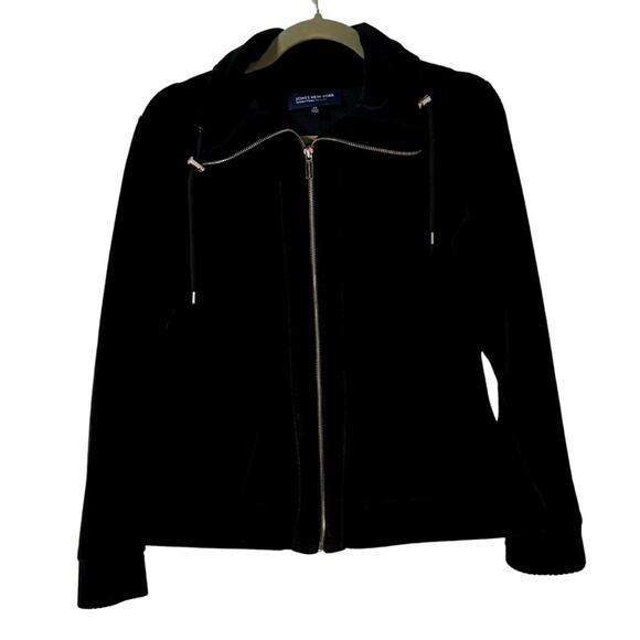Jones New York Sweaters - Jones New York Black Velvet Jacket